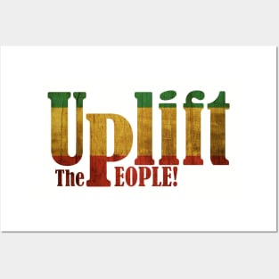 Uplift The People! (Rasta Colors) Posters and Art